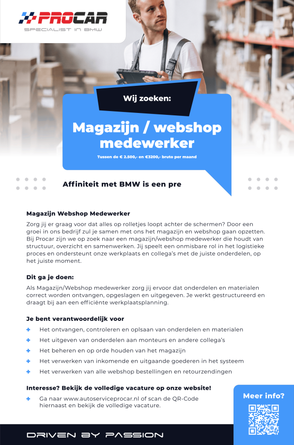 ProCar - Magazijn - Webshop medewerker-1